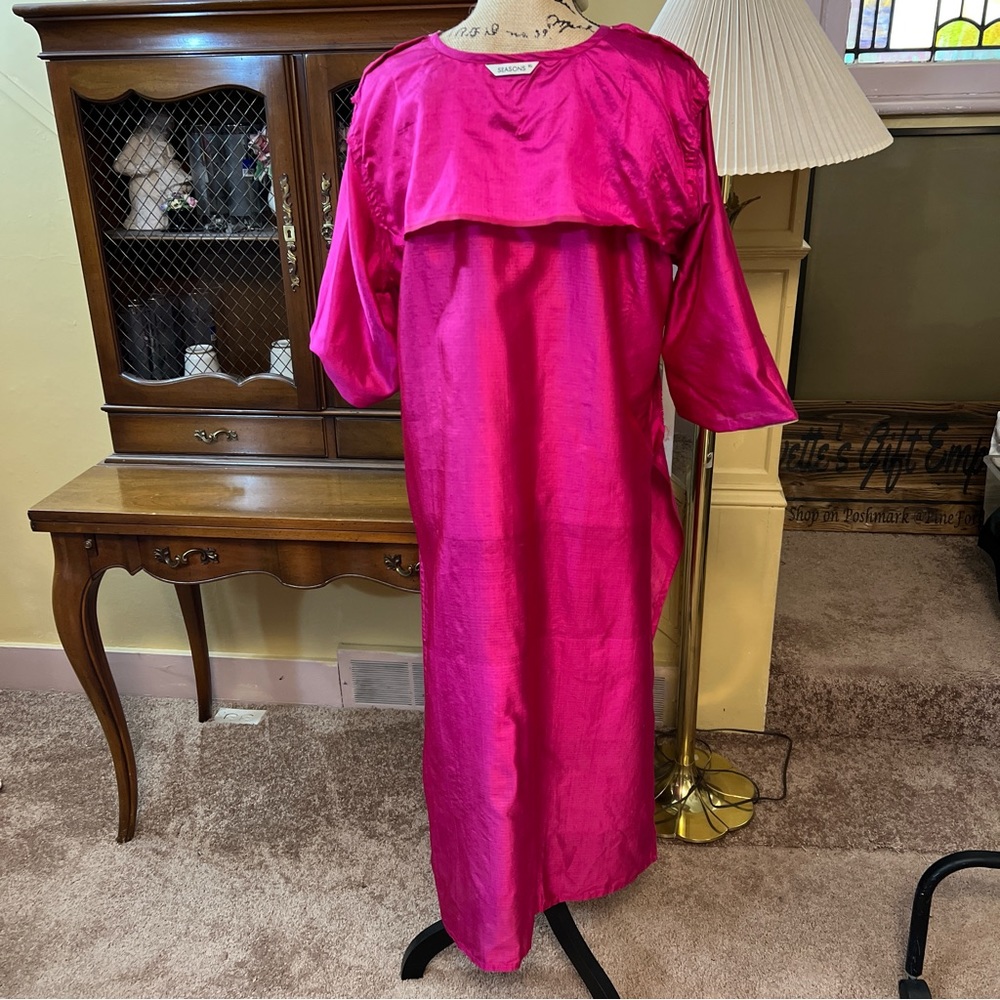 ❤️Seasons NWT Indian Silk Kurta.  Size XL. - Picture 8 of 11